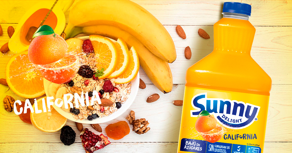 Las meriendas, con Sunny Delight California